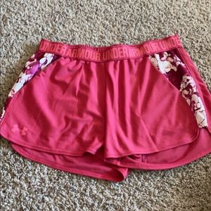 UA running shorts